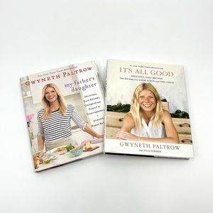 2 Gwyneth Paltrow Cookbooks It’s All Good and My Father’s Daughter Hard Cover